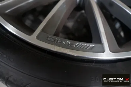 벤츠 W222 S350d 20인치 마차휠 상처 수리 후, 다이아몬드 컷팅 휠 수리 복원. / 용인 처인구