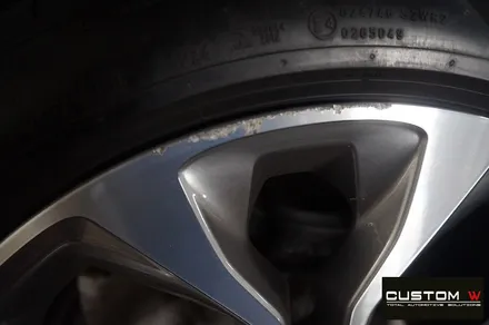 BMW X6 상처난 20인치 다이아몬드 커팅 휠 수리 복원. / 용인 처인구