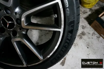 벤츠 C43 AMG 블랙유광 휠도색 / 용인 처인구