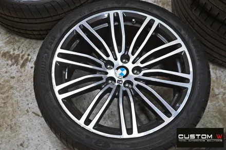 BMW G30 530i 664M 휠 수리 후 블랙유광 휠도색 / 용인 처인구