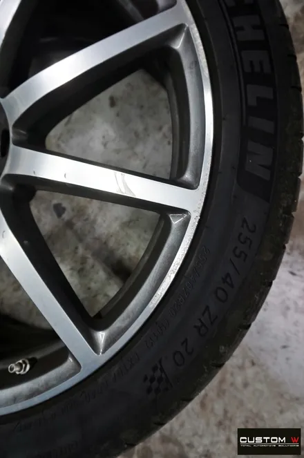 벤츠 S63 AMG 무광블랙실버 투톤 휠 도색 / 용인 처인구
