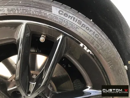 기존 고객 벤츠 C43 AMG 휠 상처 수리 후 블랙유광 휠도색 / 용인 처인구