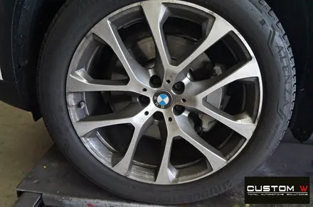 BMW 신형 G05 X5 30d 블랙유광 휠도색 + 블루 캘리퍼 도색 / 용인 처인구