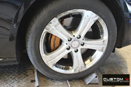 벤츠 E300 AMG Line 19인치 별휠 블랙유광 휠도색 / 용인 처인구
