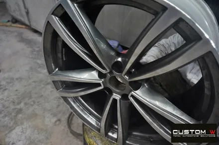 BMW 6GT 630d 19인치 블랙유광 휠도색 / 용인 처인구