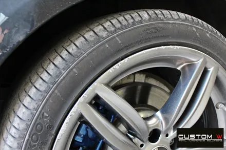 BMW 530d 휠 상처 수리 후 고스트 크롬 휠도색 / 용인 처인구
