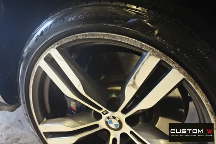BMW 6GT 640i 20인치 휠 상처 수리 후 블랙유광 휠도색 / 용인 처인구