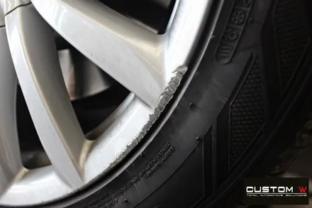 BMW G12 730Ld 휠 상처 수리 후 실버 휠복원 / 용인 처인구