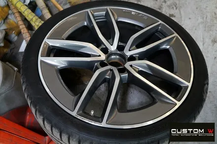 벤츠 E53 AMG 블랙 실버 투톤 유광 휠도색 / 용인 처인구