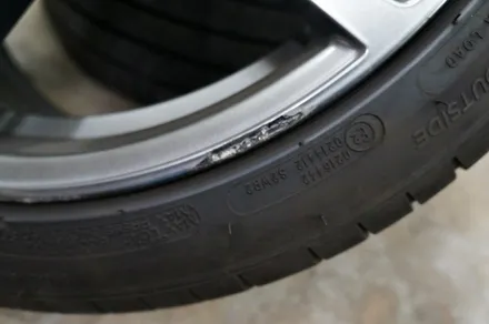 BMW 530d 437M 휠 상처 수리 후 고스트 크롬 휠도색 / 용인 처인구