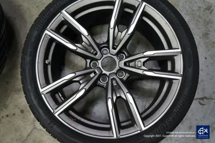 BMW M440i 블랙유광 휠도색 + 레드 캘리퍼 도색 / 용인 처인구