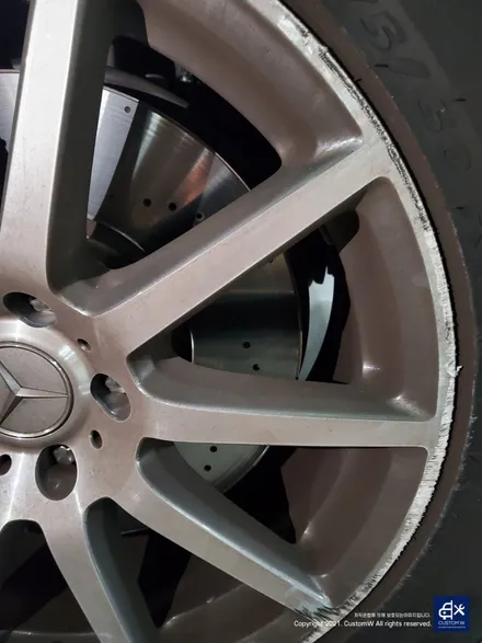 벤츠 G63 AMG (지바겐) 다이아몬드 컷팅 휠수리 휠복원 G바겐 / 쥐바겐 / 용인 처인구