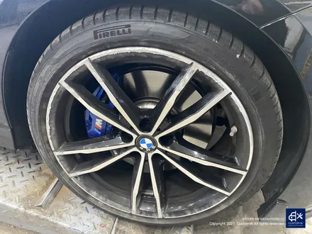 BMW G20 320d 투어링 791M 휠수리 후 블랙유광 휠도색 / 용인 처인구