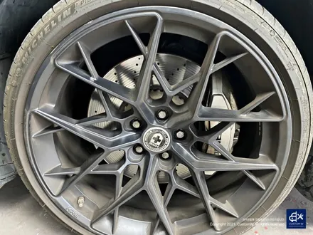 분진도 벗겨내고 휠도 변신! 벤츠 CLS53 AMG 실버 휠도색 + 레드 캘리퍼 도색 / 용인 처인구