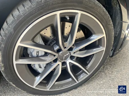 벤츠 C43 AMG 블랙유광 휠도색 + 레드 캘리퍼 도색 / 용인 처인구