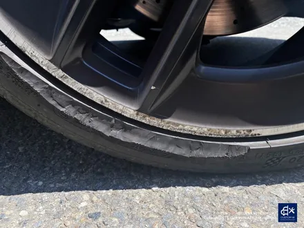 벤츠 E53 AMG 휠수리 후 매트 블랙 실버 투톤 휠도색 / 용인 처인구