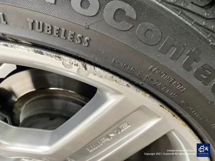 벤츠 W221 S500 휠수리 후 하이퍼 실버 휠도색 / 용인 처인구