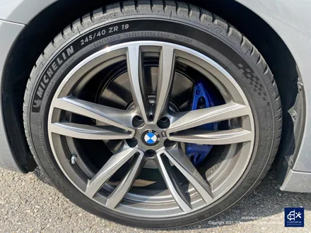 BMW G30 530i 647M 박리 후 블랙유광 휠도색 / 용인 처인구