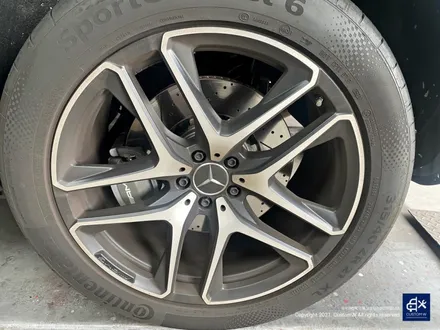 벤츠 GLE53 AMG 쿠페 블랙유광 휠도색 + 레드 캘리퍼 도색 / 용인 처인구