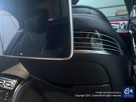 벤츠 W223 S클래스 순정 시트백패널 앰비언트라이트 설치. / 용인 처인구