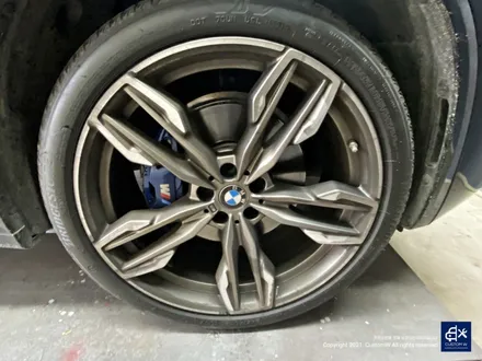 BMW X4 M40i 휠수리 후 블랙유광 휠도색 + 레드 캘리퍼 도색 / 용인 처인구