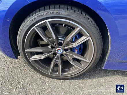 BMW G20 M340i 블랙유광 휠도색 + 레드 캘리퍼 도색 / 용인 처인구