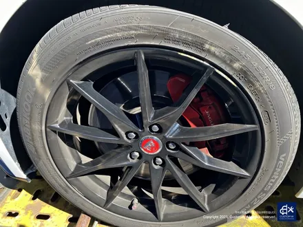 재규어 F타입(F-TYPE) 휠수리 후 블랙유광 휠도색 / 용인 처인구