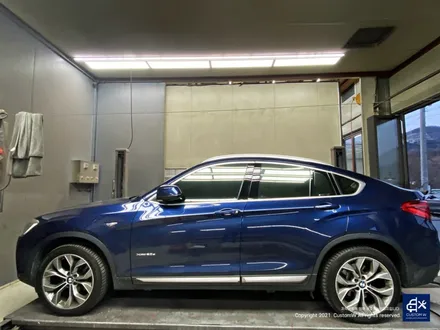 BMW X4 박리 후 블랙 폴리시 휠도색 + 블루 캘리퍼 도색 / 용인 처인구