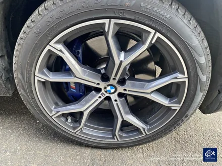 BMW G06 X6 블랙유광 휠도색 + 레드 캘리퍼 도색 / 용인 처인구