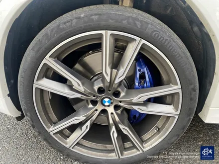 BMW X6 M50d 747M 22인치 블랙유광 휠도색 + 애시드 그린 캘리퍼 도색 / 용인 처인구