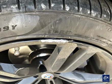BMW 6GT 630i 휠수리 후 블랙유광 휠도색 / 용인 처인구