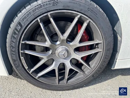 벤츠 S63 AMG 쿠페 휠수리 후 블랙 실버 투톤 무광 휠도색 / 용인 처인구