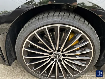 벤츠 CLS450 휠수리 후 블랙 실버 투톤 유광 휠도색 / 용인 처인구