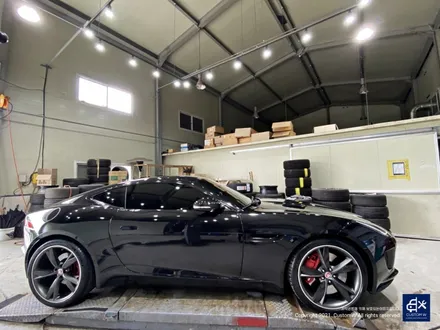 재규어 F타입(F-type) 휠수리 후 블랙유광 휠도색 / 용인 처인구