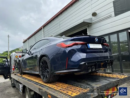 BMW M4 컴페티션 826M 휠수리 후 블랙유광 휠도색 / 용인 처인구