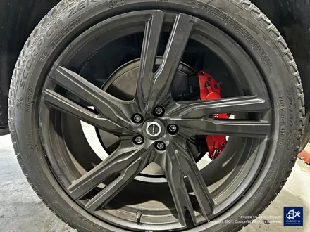 볼보 XC90 휠수리 후 블랙유광 휠도색 / 용인 처인구