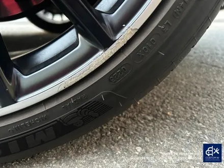 벤츠 GT43 AMG 무광 투톤 / 사틴 블랙 투톤 휠 상처 수리 후, 휠 복원 도색 / 용인 처인구
