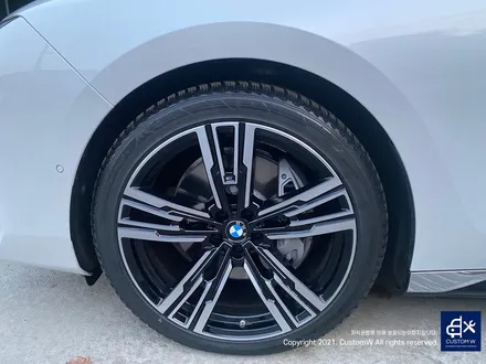 와_! 이게 플렉스다_! 전기차 럭셔리 세단 BMW I7 블루 캘리퍼 도색 고객과의 소통을 중요시하는 커스텀 W (feat. 훈훈한 카톡 내용 캡처 ) / 용인 처인구