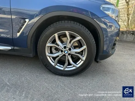 BMW G03 X3 20D X drive 19인치 유광 블랙 휠 도색 그리고 블루 캘리퍼 도색 작업까지_! (feat. 고객분께서 작성해 주신 후기글) / 용인 처인구