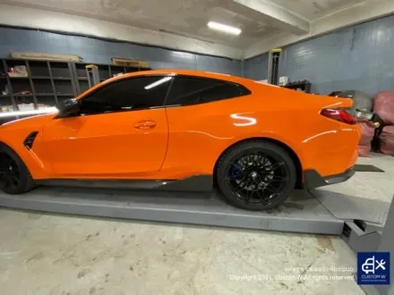 멋지게 꾸민 BMW G82 M4 컴페티션 826M 휠 도색 (M5 CS 789M 휠에 적용되는 골드 브론즈 컬러) 그리고 레드 캘리퍼 도색까지_! / 용인 처인구