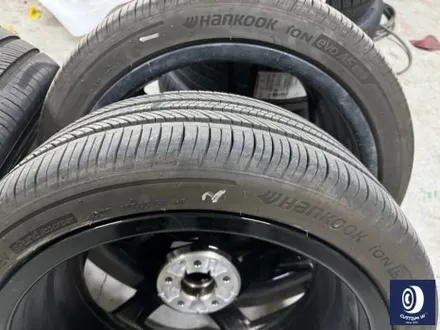 역시 블루 바디 컬러에는 블랙 휠이 진리_!! / 기아 전기차 EV6 21인치 하이그로시 블랙 (검정 유광) 휠도색 / 용인 처인구
