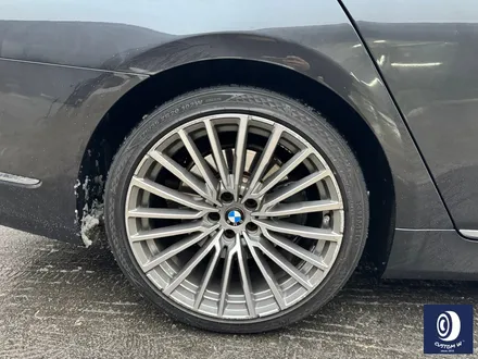 BMW G11 730d 20인치 휠 상처 수리 후, 다이아몬드 커팅 복원 + 브레이크 캘리퍼 부식 / 녹  제거 후, 건메탈 그레이 컬러 도색 / 용인 처인구