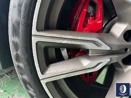 BMW X6 M50i 747M 22인치 휠 상처 수리 후, 블랙 유광 도색 / 용인 처인구