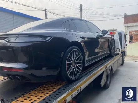 포르쉐 파나메라 GTS 911 터보 디자인 휠 하이그로시 블랙 휠 도색 / 용인 처인구