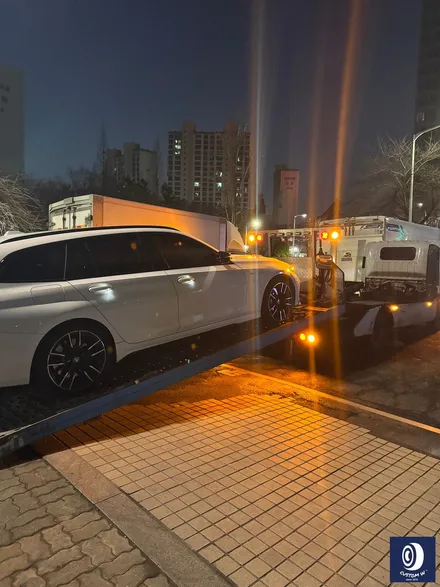 BMW M340i 투어링 792M 하이그로시 블랙 휠도색 + 레드 캘리퍼도색 / 보험 긴급 출동 서비스 ( 세이프티 로더 / 캐리어 카 입출고) / 용인 처인구