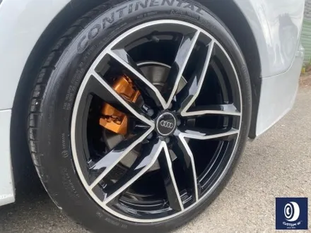 아우디 A7 50TFSI 20인치 다이아몬드 커팅 가공을 이용한 블랙 폴리시 커스텀 투톤 휠도색 + 심각한 부식 제거 후, 카본 세라믹 골드(오렌지 골드) 캘리퍼 도색 작업까지_! / 용인 처인구
