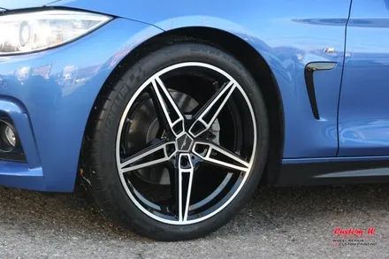 BMW 4시리즈 슈니처(AC Schnitzer) 도색 휠을 다이아몬드컷팅휠(블랙폴리시)로 변신하다. / 용인 처인구