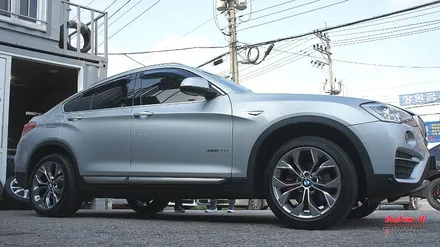 BMW X4의 림 프로텍터의 약간은 불편한 진실과 고스트크롬 휠도색 그리고 캘리퍼 레드 도색. / 용인 처인구