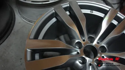 총체적 난국의  BMW X6M 휠복원(다이아몬드컷팅 휠수리), 완료 후 피렐리 PZERO 타이어 교체. / 용인 처인구