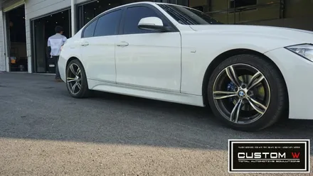 BMW F30 320d 극혐주의! 심각한 수준의 녹과 부식의 캘리퍼 블루 캘리퍼도색. / 용인 처인구